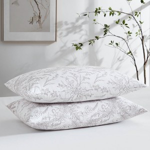 Southshore Fine Living Winter Brush Collection Set of 2 Pillowcases, ultra-soft easy care microfiber - 1 of 4