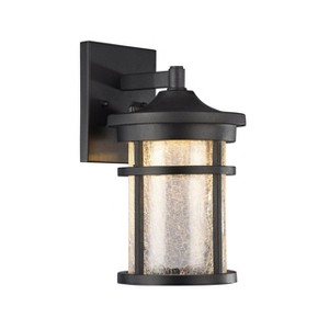 Chloe Lighting Frontier Transitional Led Textured Black Outdoor Wall Sconce 11" Height - 1 of 3