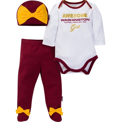 Baby Boys Washington Commanders Short Sleeve Jersey Bodysuit – Gerber  Childrenswear