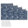 Traditional Retro Floral Area Rug, Washable Foldable Low Pile Non Slip Indoor Accent Carpet for Living Room Bedroom - 2 of 4