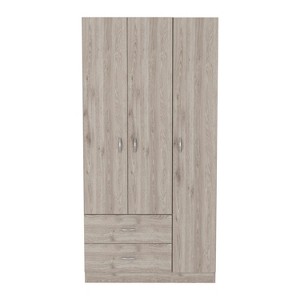 Chery Life Austral 3 Door Armoire with Drawers, Shelves, and Hanging Rod - 1 of 4