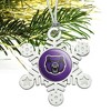 University of Central Arkansas Primary Logo Metal Snowflake Christmas Tree Holiday Ornament - 2 of 3