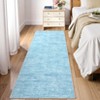 Washable Modern Solid Living Room Rugs, Abstract Indoor Contemporary Floor Carpet for Bedroom Dining Room - 2 of 4