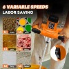 SILVEL Cement Mixer, 2300W Handheld Electric Concrete Mixer, Portable Mortar Mixer with 6 Adjustable Speed, 110V Mud Mixer for Mixing Mud, Cement - 4 of 4