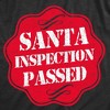 Mens Funny T Shirts Santa Inspection Passed Sarcastic Christmas Graphic Novelty Tee For Men - Crazy Dog Men's T Shirt Gift For Christmas - 2 of 4