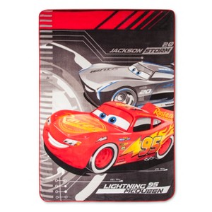 Cars Bed Blanket (Twin) Red, Black Red