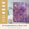 LunaLulinlk Shower Curtain with Hooks – Heavy-Duty Mold/Mildew-Resistant - 2 of 4