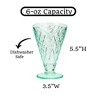 Amici Home Waffle Cone Dish, 6-Oz Ice Cream Sundae Glass Cups, Perfect for Dessert, Fruit, Salad, Snacks, or Cocktail - 2 of 4