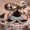 Meri Meri Black & White Stripy Bow Cups (Pack of 8) - 2 of 4