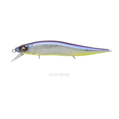 Megabass Vision Oneten +1 Jr. Jerkbaits 3/8oz 3-7/8", Elegy Bone