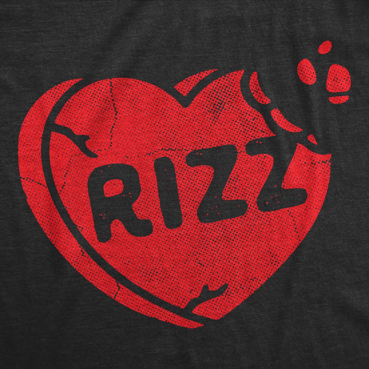Мужские футболки Crazy Dog T-Shirts, Inc. Mens Funny T Shirts charm Candy Heart Valentines Day Novelty Tee for Men - Crazy Dog Men's T Shirt for Valentines Gift Black XXL — фото 2