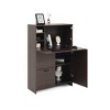 Gulches Desk Cabinet - Fold-up Desktop, Storage Drawer & Shelves, Ideal for Small Spaces, W31.49"xD13.78"xH47.2" - 3 of 4