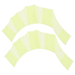 Unique Bargains Silicone Resistance Lightweight Aquatic Webbed Swimming Fins 1 Pair - 1 of 4