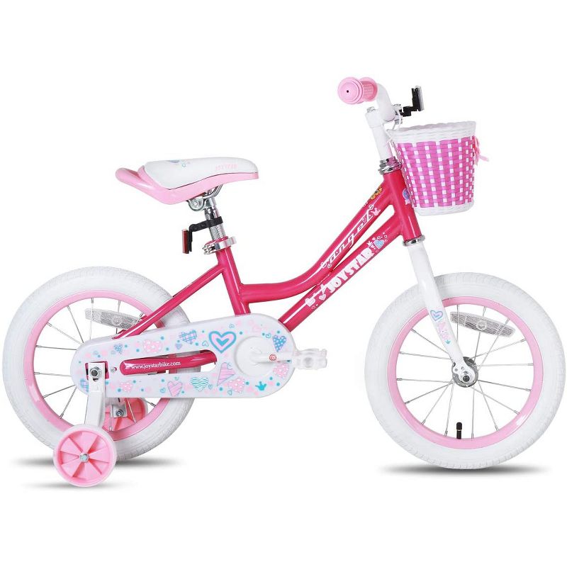 Joystar Angel Kids Toddler Training Balance Bike Bicycle with Training Wheels, Rubber Air Free Tires, and Coaster Brake, Ages 2 to 4, 2 of 6