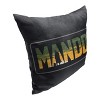 Disney Star Wars The Mandalorian Mando Throw Pillow 18x18 Inches - 2 of 2