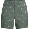 Lands' End Women's Plus Size Elastic Back Classic 7" Chino Shorts - 3 of 4