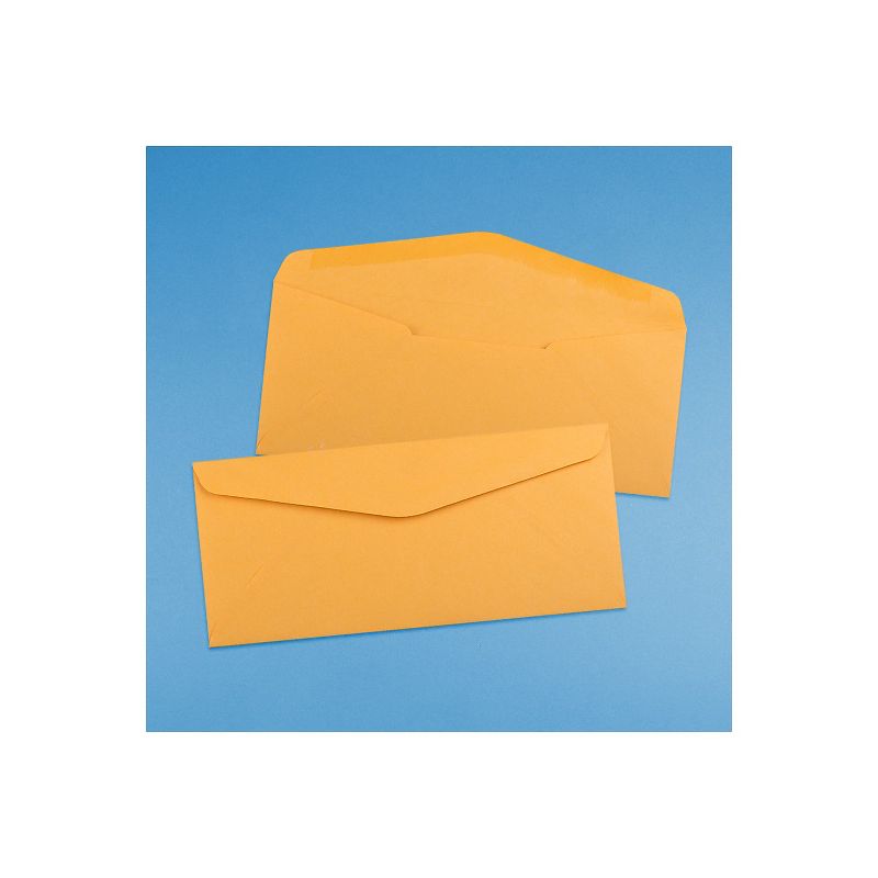 JAM Paper #10 Business Commercial Envelopes 4.125 x 9.5 Brown Kraft Manila 3984I, 4 of 5