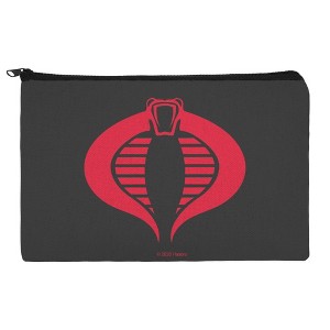 G.I. Joe Cobra Logo Makeup Cosmetic Bag Organizer Pouch - 1 of 4