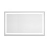 Okak Modern Front&Backlight Smart Wall Mirror for Bathroom,Aluminum Frame Anti-fog Vanity Mirror with LED Touch Screen - 3 of 4