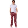 Seven Times Six Betty Boop Pajamas Men's Blowing Kiss Poses AOP Lounge PJ Pants Red - 2 of 4