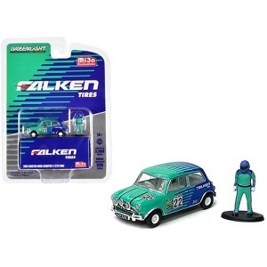 1967 Austin Mini Cooper S 1275 MKI RHD #22 "Falken Tires" & Figure Ltd Ed to 3300 pcs 1/64 Diecast Model Car by Greenlight - 1 of 3