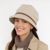Anna-Kaci Women's Casual Bucket Hat with Soft Fabric and Slim Decorative Band, Beige - 2 of 2