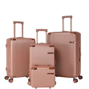 ORRD 4-Piece Hardshell Luggage Set, ABS Lightweight Suitcase Set with TSA Lock & 360° Spinner Wheels for Travel - 1 of 4