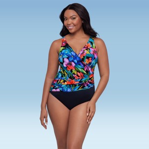 Trimshaper Women's Addison Control One-Piece Swimsuit - 1 of 3