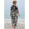 VENUS Womens Front Tie Duster Cover-Up - 2 of 3