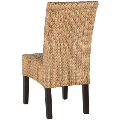 Luz Natural Wicker and Wood Side Chair Set