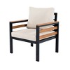 Maggift Outdoor Patio Seating Sets, Distinctive Conversation Friendly Design, Perfect for Gardens, Patios, Living Spaces, Beige, 72.4"*25.8"*30.3" - 2 of 4