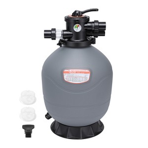 VEVOR Sand Filter 19-Inch 42 GPM Swimming Pool Sand Filter System Top ...
