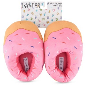 Love 83 3D PLUSH SPRINKLED DONUT NOVELTY SLIPPER - Makes a Great Holidy Gift - 1 of 4