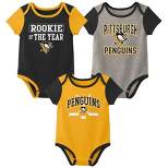 NHL Pittsburgh Penguins Baby Boys' Bodysuit 3pk Set