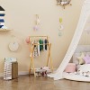 Kids Clothing Rack, Small Clothes Rack for Toddler Pets, Kids Dress Up Rack with Storage Shelf & Double Rods, Foldable Kids Clothes Rack - 2 of 4