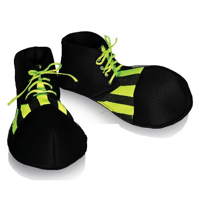 Underwraps Adult Jolt Clown Shoes Costume Accessory  - Size One Size Fits Most - Black
