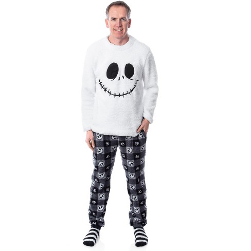 Nightmare Before Christmas Men s Jack Skellington Pajama Set With Socks Target