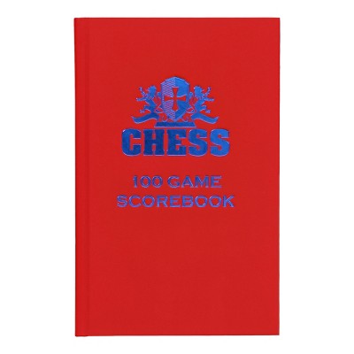 WE Games Hardcover Chess Scorebook & Notation Pad - Soft Touch
