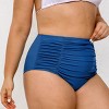 Women's Shirred High Waist Available in Plus Bikini Bottom Swimsuit (XS-4XL) - Cupshe - image 4 of 4