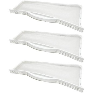 Nispira Lint Trap Screen Filter Replacement for Whirlpool Amana Maytag Dryer Part WP37001142 For Model AP6008778 37001142A 40124401 37001142. 3 Packs - 1 of 4