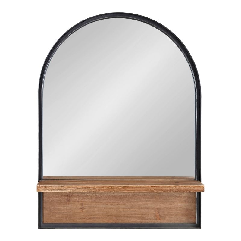 24&#34; x 32&#34; Owing Functional Wall Mirror Black - Kate &#38; Laurel All Things Decor, 3 of 8