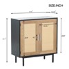TROPOW Vine cabinet with storage, dining cabinet, storage cabinet made of wood - 2 of 4