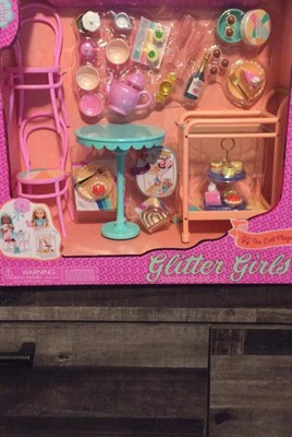 Glitter Girls Tea Time Cart Accessory Set for 14 Dolls - Yahoo Shopping