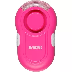 Sabre Personal Alarm with LED Light - Pink