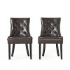 Dining Chairs Set of 2, Upholstered Accent Chairs for Kitchen and Dining Room-Christopher Knight Home - image 2 of 4