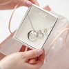 Pavilion Gift Company - Aunt Silk Crystal - 16.5"-20.5" Engraved Rhodium Plated Austrian Element Necklace - Necklaces - 4 of 4