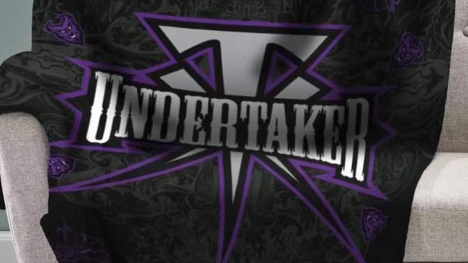 Sleep Squad WWE The Undertaker 60 x 80 Raschel Plush Throw, 2 of 7, play video