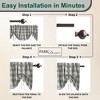 Park Designs Buffalo Check Lined Valances 60"x20" - 4 of 4