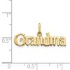 Black Bow Jewelry 14k Yellow Gold Grandma Charm or Pendant, 26mm - 2 of 4