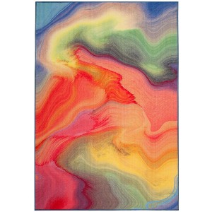 Paint Brush PTB123 Machine Washable Skid Resistant Power Loomed Indoor Rugs - Safavieh - 1 of 4